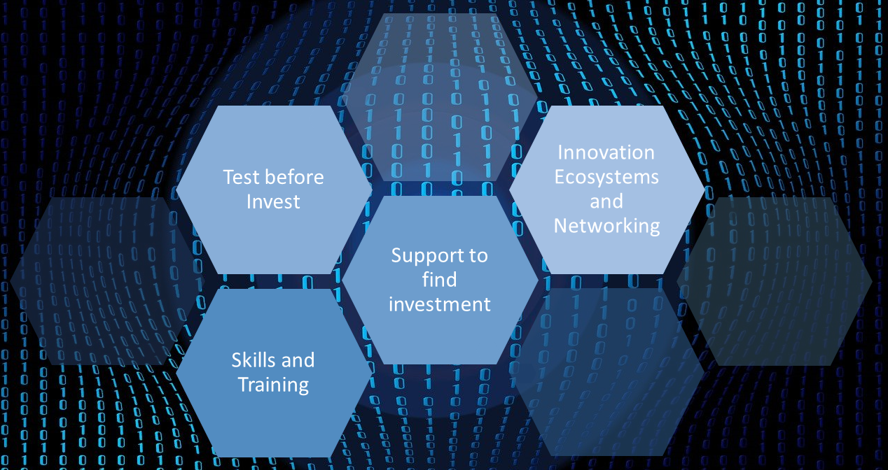 Handlungsfelder des European Digital Innovation Hubs