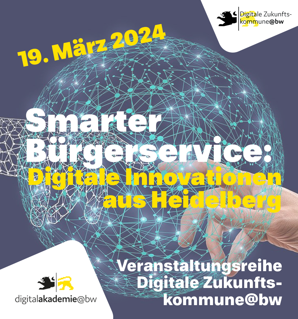 Smarter Bürgerservice: Digitale Innovationen aus Heidelberg – Digitale Zukunftskommune@bw